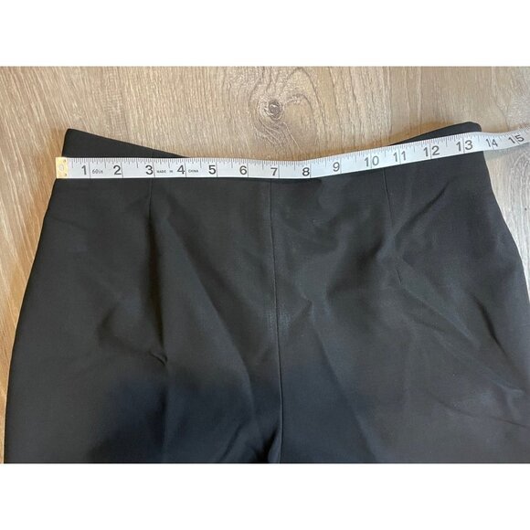 Dana Buchman Black Pleated High Waisted Wool Pants Sz 6P - Picture 5 of 10